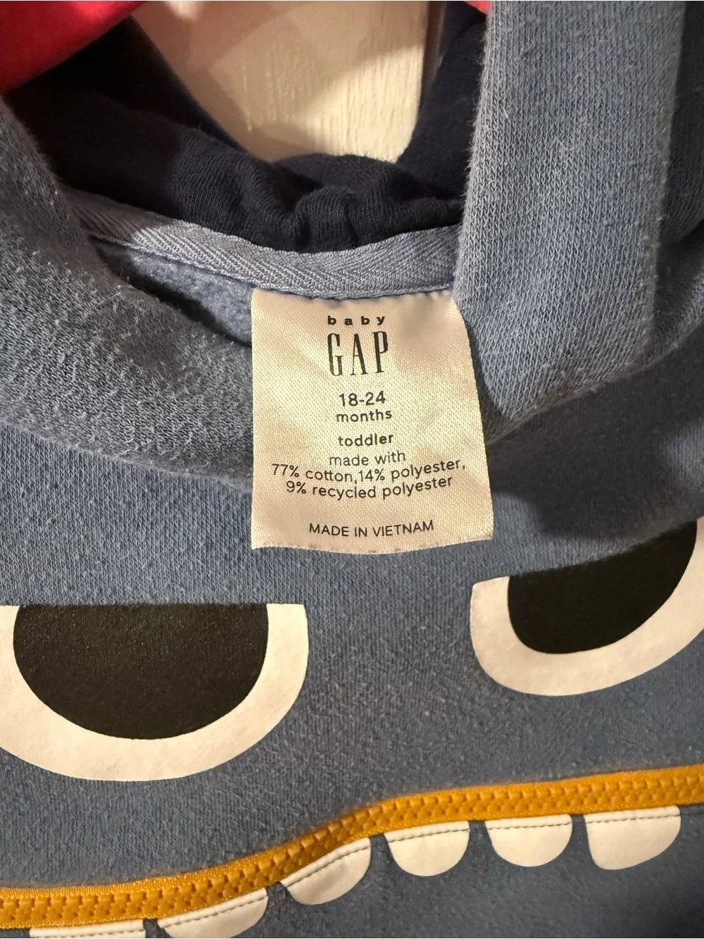 Gap monster hoodie sweatshirt